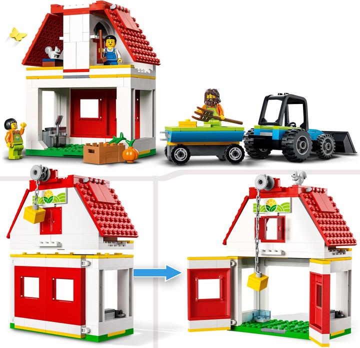 Actual product image LEGO Farm with animals (60346, LEGO City)
