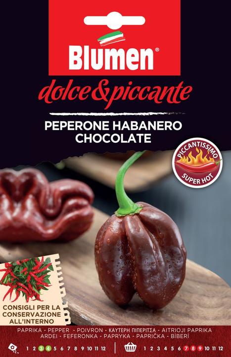 Immagine prodotto Blumen Cioccolato Paprika Habanero (Semi di verdura)