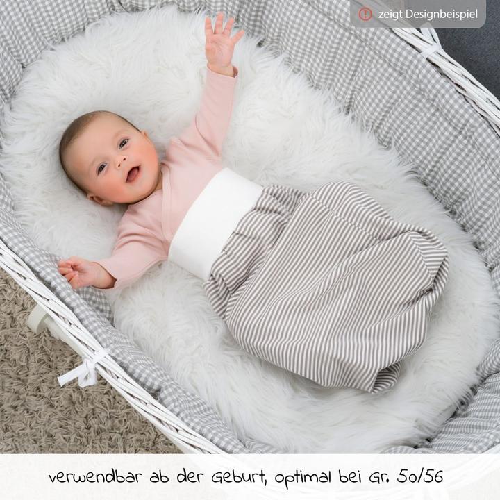 Actual product image La Loona LaLoona romper bag baby romper bag - white-taupe (50 cm)