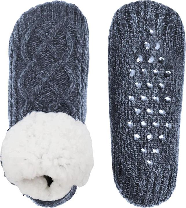 Produktbild Hermex Hausschuhe Gr. 35-38 Wintersocken Kuschelsocken Fuzzy-Socken Pantoffeln (Einzelpack, 35 - 38)