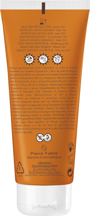 Immagine prodotto Avène Lozione solare (Latte solare, SPF 50+, 100 ml, 138 g)