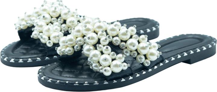 Actual product image Where's That From Womens/Ladies Eve Pearl Flat Heel Sliders (40)