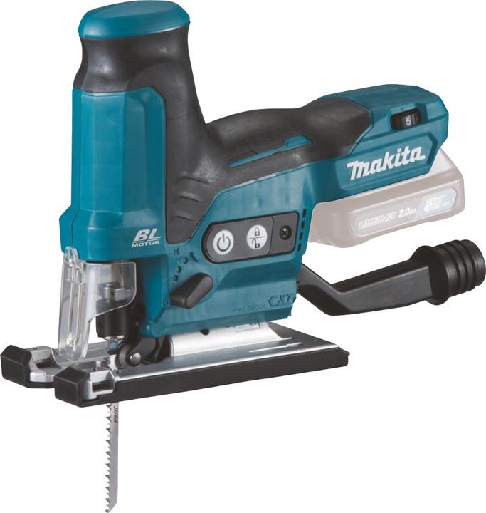 Actual product image Makita JV102DZ Cordless mitre saw 12V MAX, BL motor, without batteries and charger.
