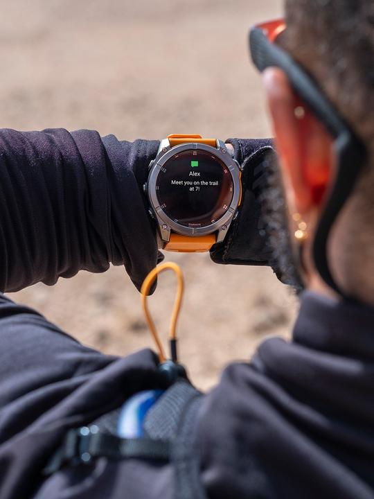 Actual product image Garmin Fenix 8 AMOLED Sapphire Titan (51 mm)