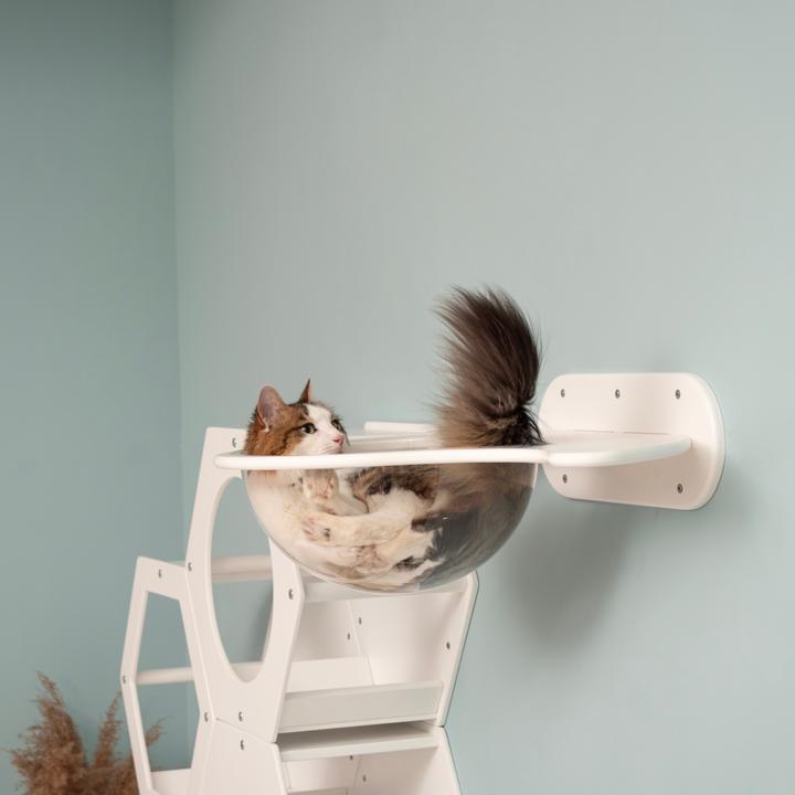 Produktbild Wowhelperco Kletterwand für Katzen 8-teilig (Weiss)
