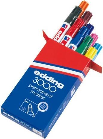 Produktbild Edding 3000 (Mehrfarbig, 3 mm, 10 x)