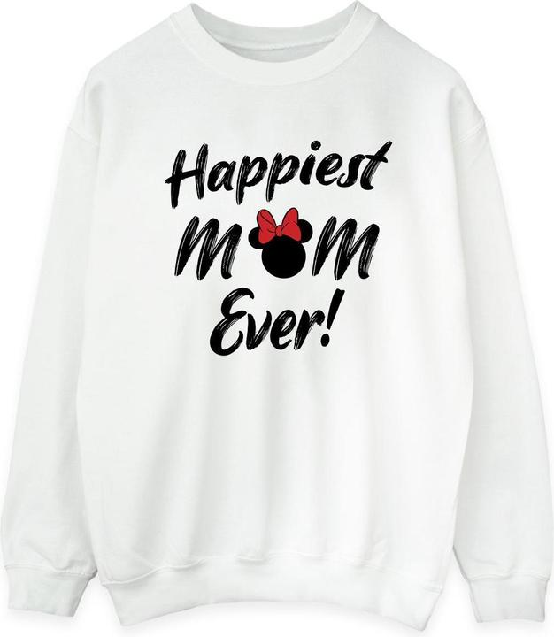 Immagine prodotto Disney Minnie Mouse Happiest Mom Ever Felpa Donna (L)