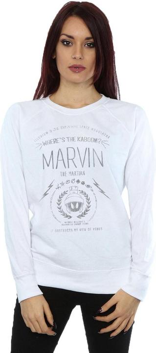 Actual product image Looney Tunes Womens/Ladies Marvin The Martian Where's The Kaboom Sweatshirt (XL)