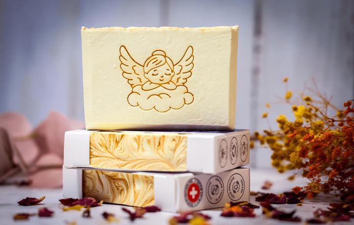 Produktbild Vivi Soaps Schutzengel Sonnenblumen-Sandelholz Seife (Hartseife)