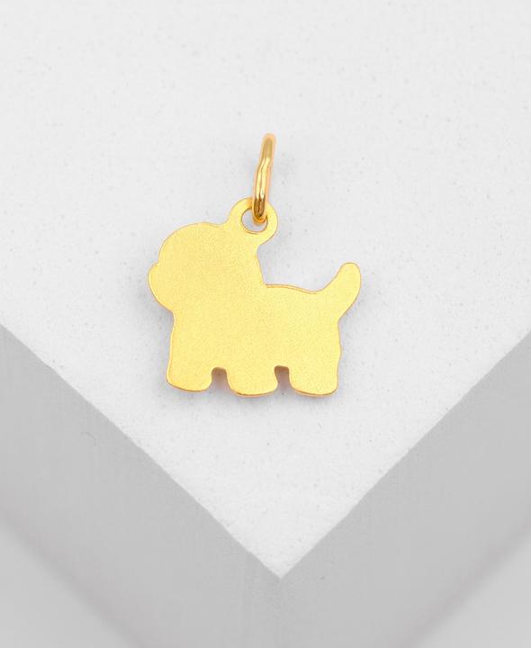 Produktbild Muau Pendant dog yellow gold 750, 15x12mm (750/18K Gelbgold)