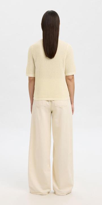 Produktbild Selected Femme Baumwoll Polohemd aus Strick (XL)