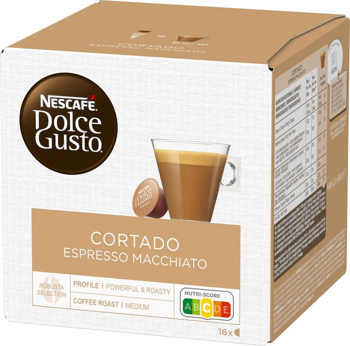 Produktbild Nescafé Dolce Gusto Cortado Espresso Macchiato (16 x Port.)