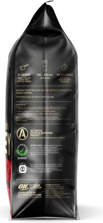 Actual product image Optimum Nutrition Gold Standard 100% Whey (Chocolate, 1 pcs., 4530 g)
