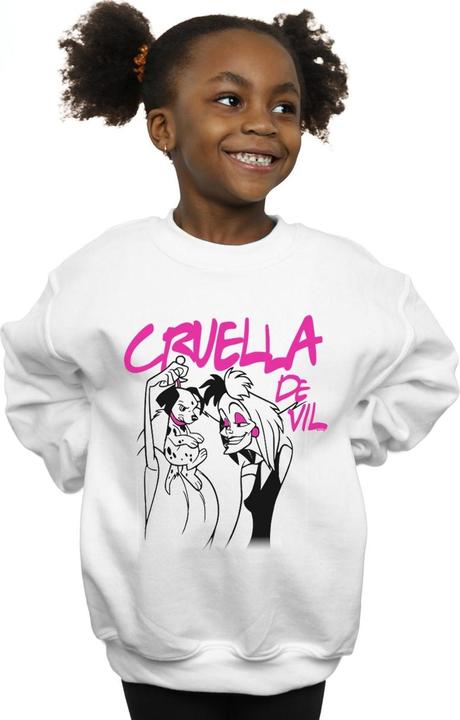 Image du produit Disney - Sweat CRUELLA DE VIL COLLARED - Fille (140, 146)