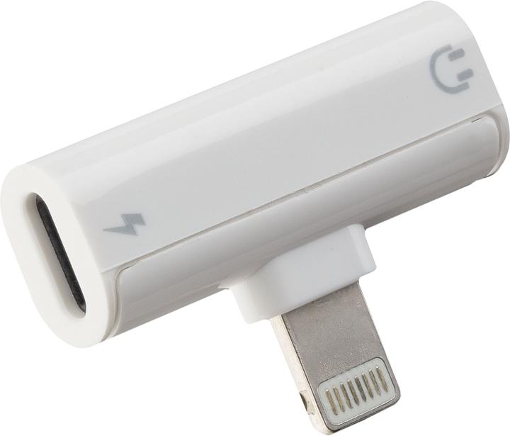 Actual product image Peter Jäckel DUAL ADAPTER Lightning and 3.5mm jack connection (Lightning, 3.5mm jack)