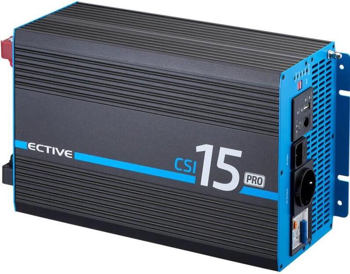 Immagine prodotto Ective CSI 15 PRO 1500W/12V inverter sinusoidale con circuito di priorità di rete e caricabatterie