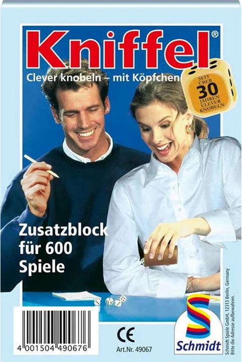 Actual product image Schmidt Spiele Yahtzee (German)
