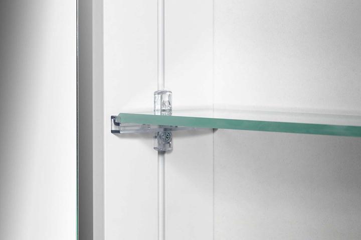 Produktbild Schneider LOWLINE Basic LED Lichtspiegelschrank, 2 Doppelspiegeltüren, 60x74,8x13,5cm, 171.261.