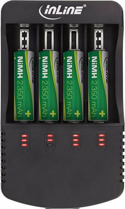 Immagine prodotto InLine 01287L (1 pz., A, C, AAAA, AA, AAA, Caricabatterie senza batteria)