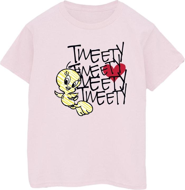 Produktbild Looney Tunes Tweety Love Heart TShirt (XXL)