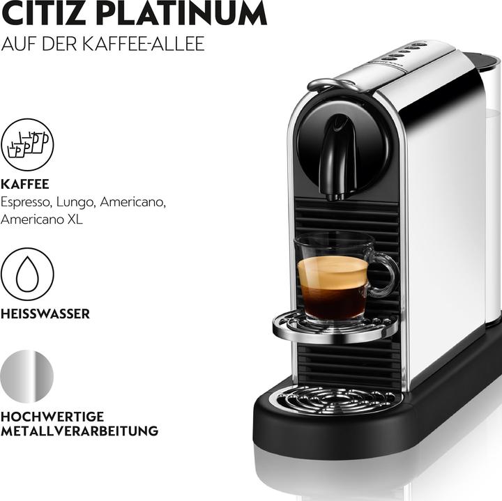 Immagine prodotto De'Longhi Nespresso CitiZ Platinum (NESPRESSO Original)