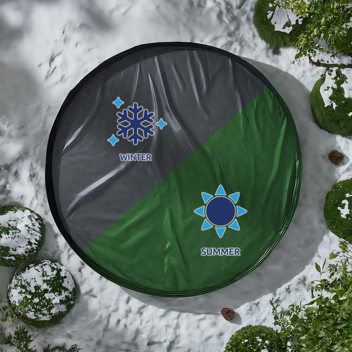 Produktbild Wiltec Poolabdeckung rund Ø420cm UV-beständig Abdeckplane Solar Poolplane Winter