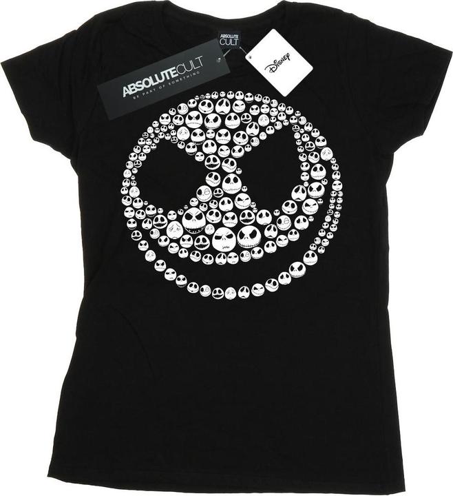 Immagine prodotto Disney Nightmare Before Christmas Jack Skull Collage Maglietta Donna (S)
