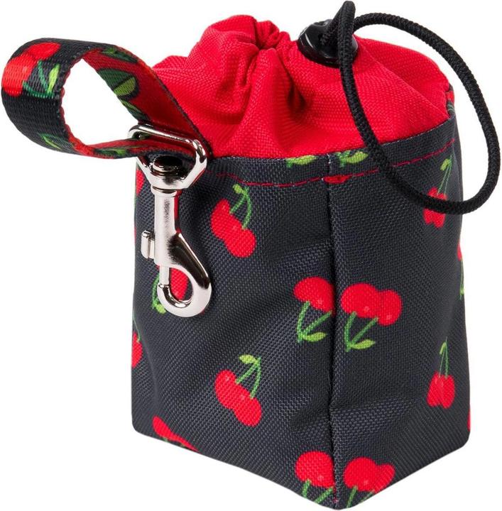 Produktbild amiplay Snack-Tasche Be Happy Cherry, Schwarz/Rot (Agility)