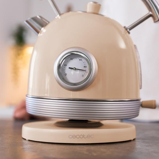 Produktbild Cecotec Hervidor De Agua Thermosense 420 Vintage Light Beige (1.80 l)