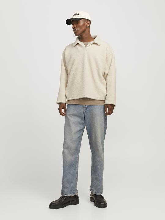Produktbild Jack & Jones Joravondale Teddy Split Neck Sweat Ln (S)