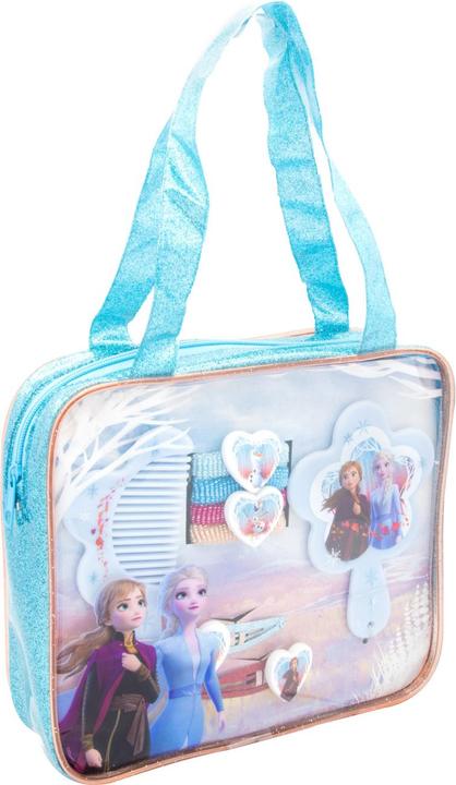 Actual product image Disney Interactive Studios Frozen 2 hair accessories set in glitter bag