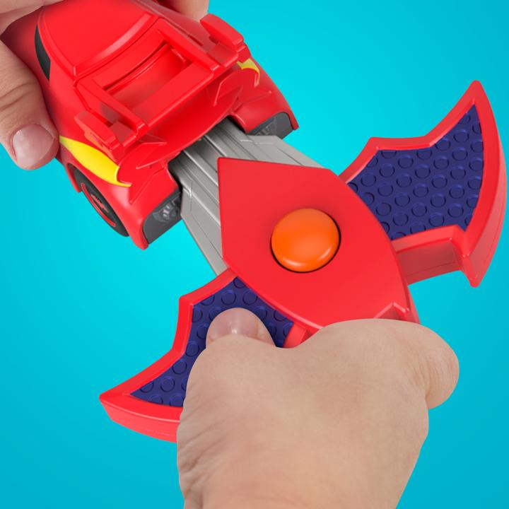 Actual product image Fisher-Price Batwheels Key Car Racer Redbird