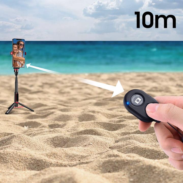 Image du produit Avizar Télécommande Bluetooth pour smartphones Déclenchement à distance, photos, selfies (Bluetooth)