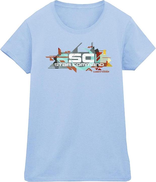 Actual product image Disney Womens/Ladies Lightyear Star Command Graphic Title Cotton T-Shirt (L)