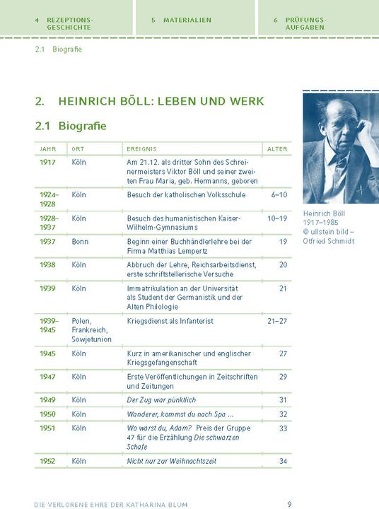 Immagine prodotto Heinrich Böll: Die verlorene Ehre der Katharina Blum (Tedesco, Enrico Boell, 2019)