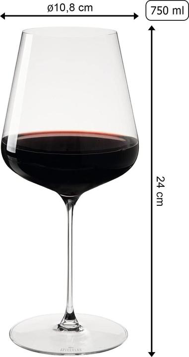 Actual product image Spiegelau Definition of (75 cl, 2 Glasses, Red wine glasses)