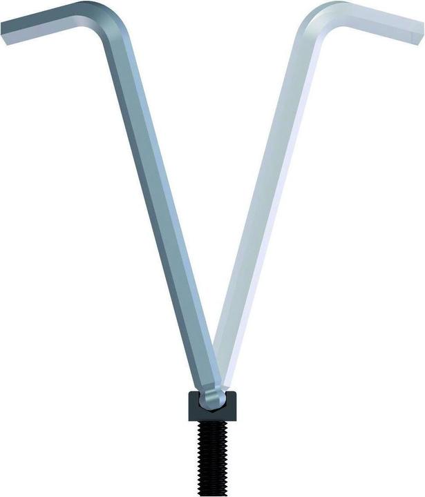 Image du produit Gedore 42 KEL 1,5 Tournevis coudé XL tête sphérique 6 pans creux 1,5 mm