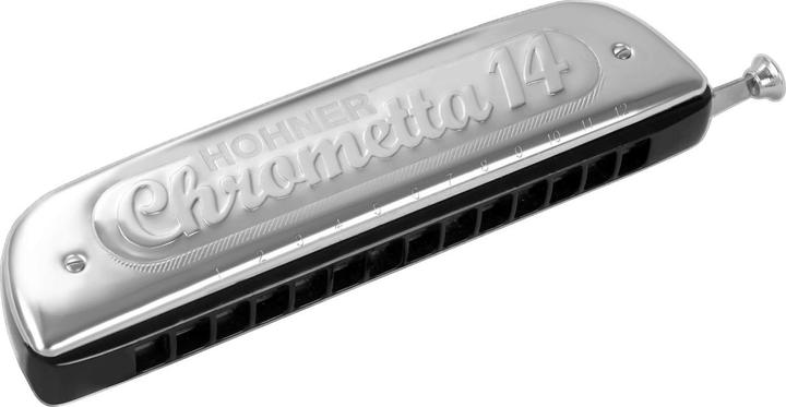 Image du produit Hohner Chrometta 14 (Harmonica, Chromatique, Do majeur)