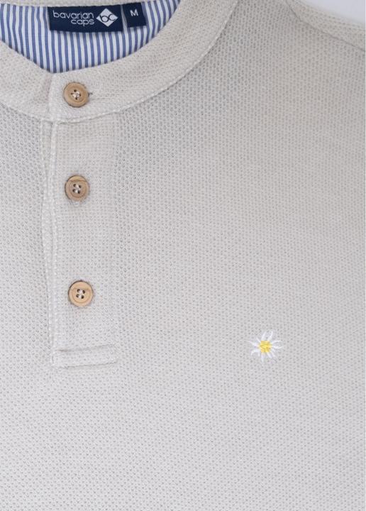 Immagine prodotto Bavarian Caps Polo in maglia fine Edelweiss (M)
