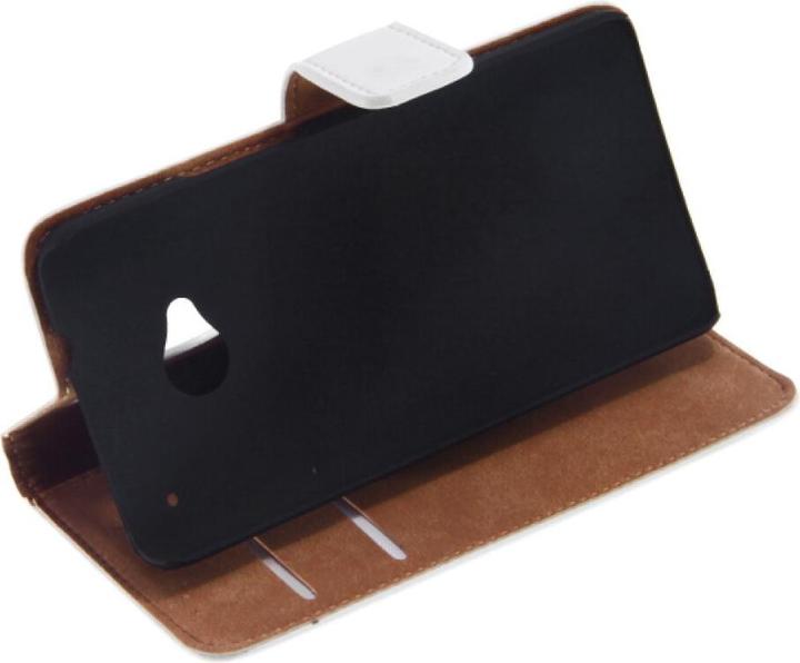 Image du produit OEM Slim Leather Book Case for HTC M7 - blanc 4250710508976 (HTC One)