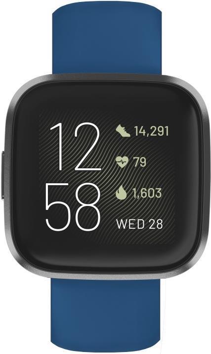 Produktbild Hama 00086231 Smartwatch-Zubehör Band Blau Silikon (Silikon, Rostfreier Stahl)