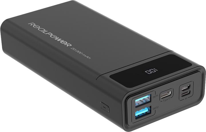 RealPower PB-20k PD (20000 mAh, 18 W, 74 Wh)