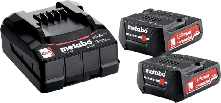 2x battery, Battery charger