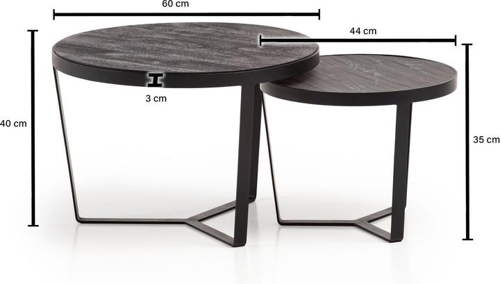 Actual product image Wohnling Ethan (60 x 60 x 40 cm)