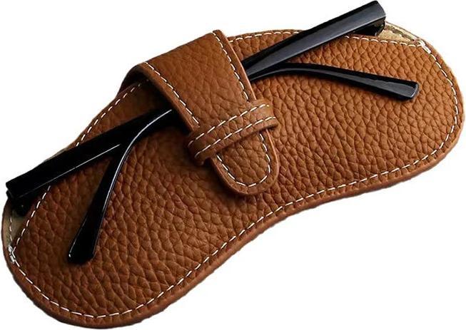 Produktbild Only-Bags.Store PU Leder tragbare Brillen Tasche Sonnenbrille Lagerung Taschen Auto Brille Schutzhülle