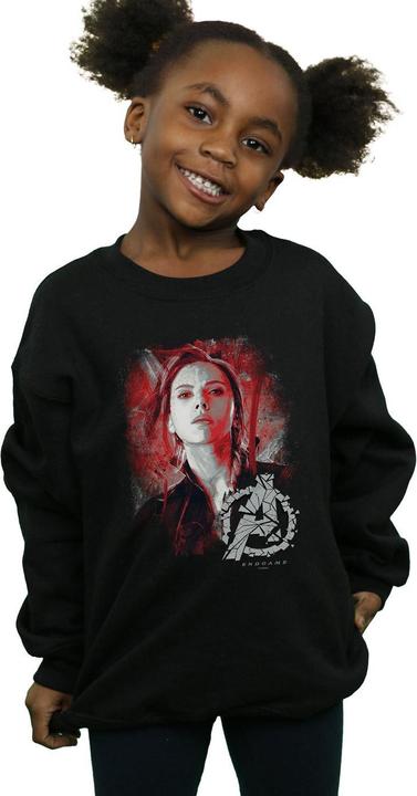 Image du produit Sweatshirt brossé fille Avengers Endgame Black Widow (152, 158)