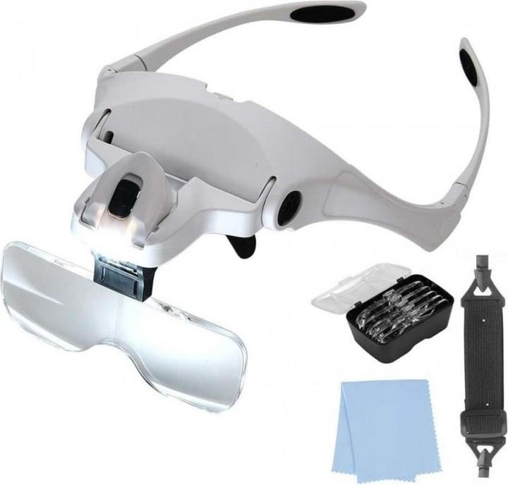 Actual product image Velamp LED glasses with magnifying glass
