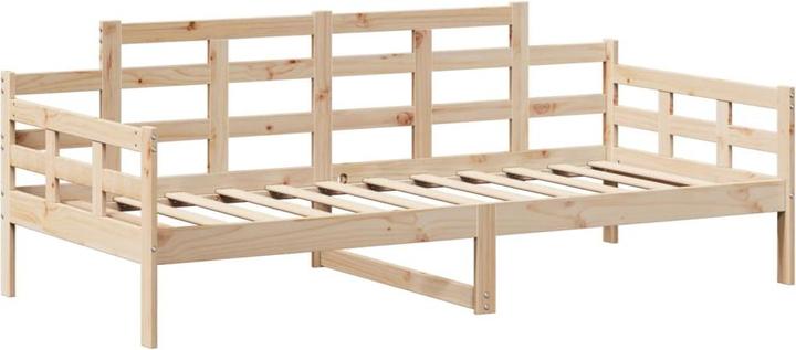 Actual product image VidaXL Day bed and bench with roof (90 x 200 cm)