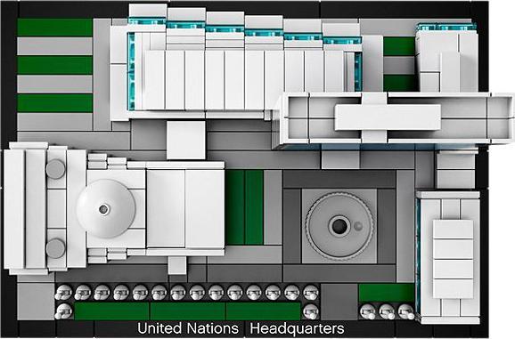 Produktbild LEGO Architecture UN Hauptquartier (21018, LEGO Architecture)