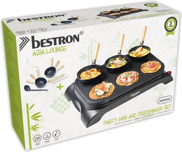 Immagine prodotto Bestron Set Wok e Crepiera per feste